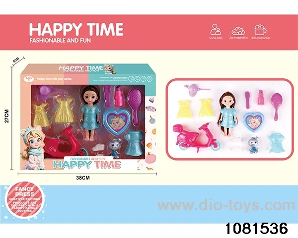 6 inch Girl's Set in window box