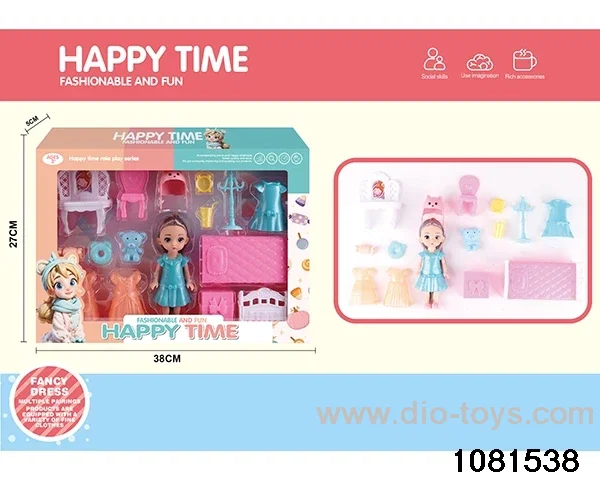 6 inch Girl's Set in window box