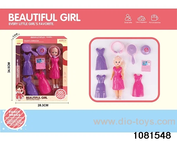 9 inch Girl's Set in window box