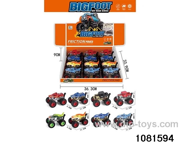 Alloy inertia vehicle in display box