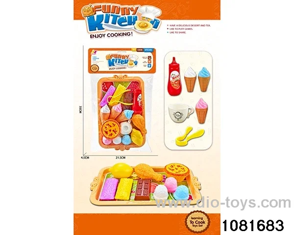 Fast food/pastry/dessert combinations in PP bag with header