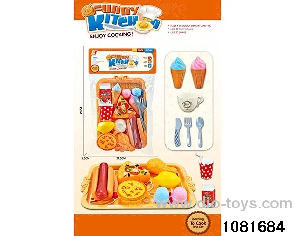 Fast food/pastry/dessert combinations in PP bag with header