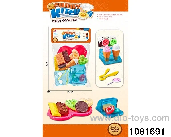 Fast food/ice cream counter/dessert combo in PP bag with header
