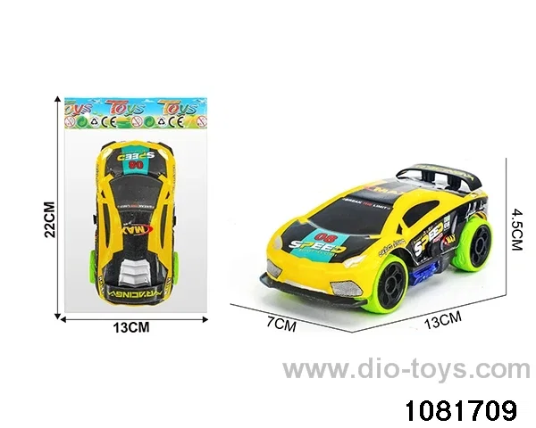 Pull back Sports Car in opp bag