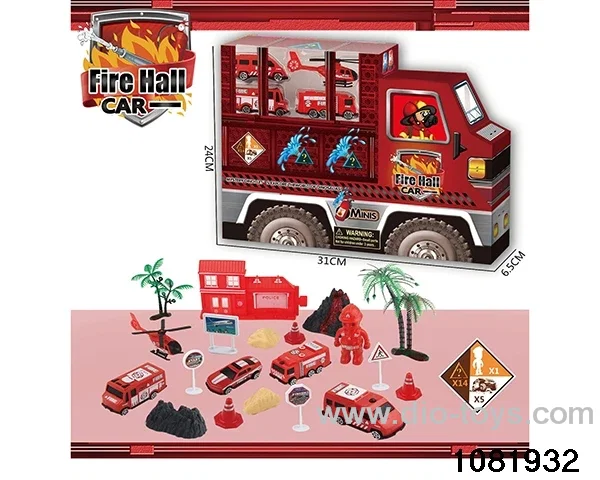 Firefighting kits in window box