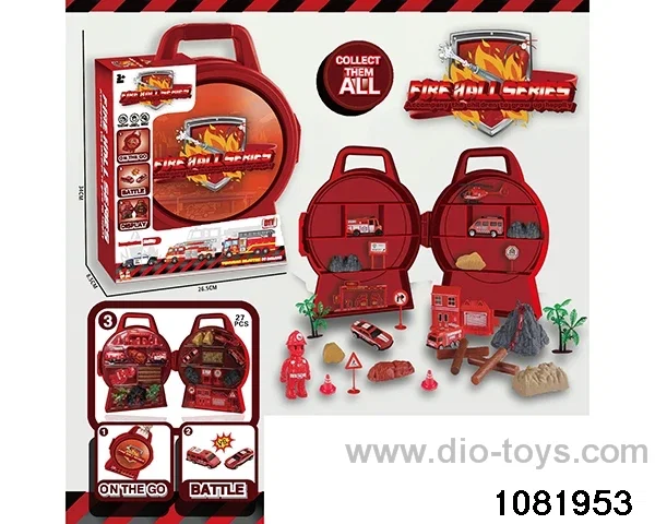 Firefighting kits in display box