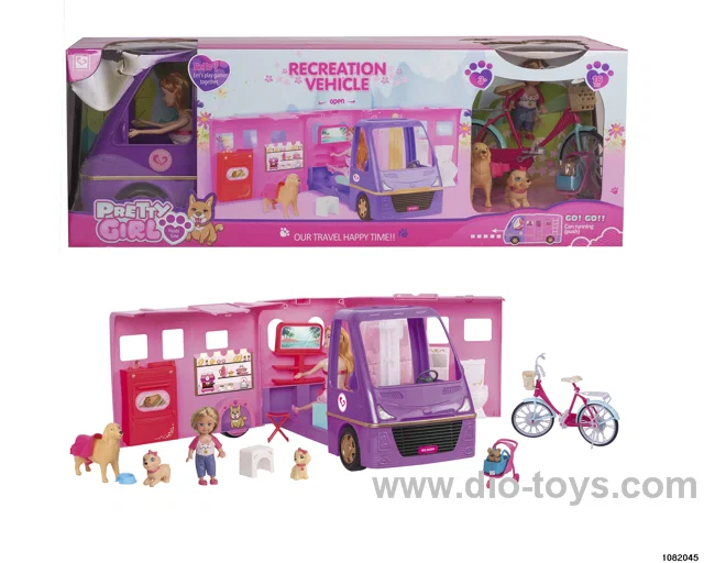 11.5 inch Barbie Outdoor Cart in window box