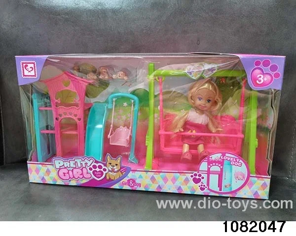 4.5 inch Figurine Doll Set in window box