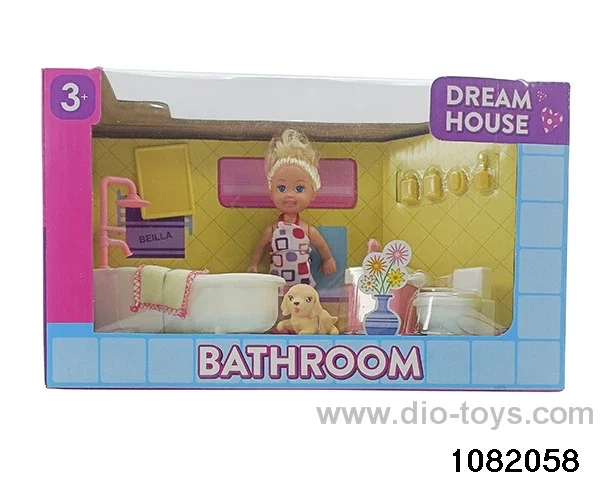 4.5 inch Figurine Doll Set in window box