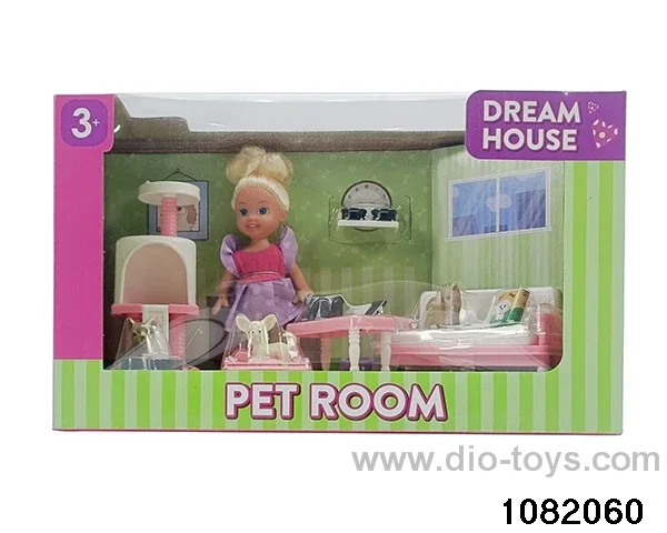 4.5 inch Figurine Doll Set in window box