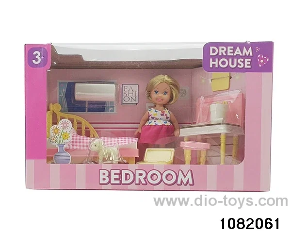 4.5 inch Figurine Doll Set in window box