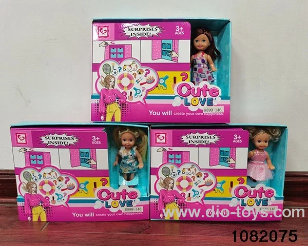 4.5 inch Figurine Doll Set in window box