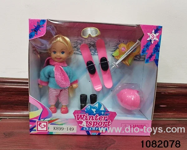 4.5 inch Figurine Doll Set in window box