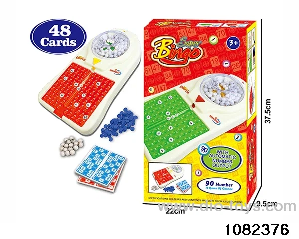 Electric lottery machine in color box
