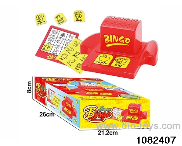 bingo machine in color box