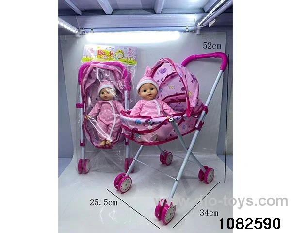 Iron trolley + 30cm doll in poly bag header