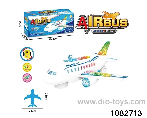 Electric Lighted Aircraft in color box