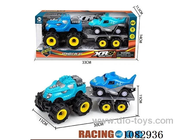 Inertial off-road dinosaur towing Inertial Shark