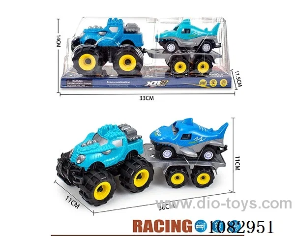 Inertial off-road dinosaur towing Inertial Shark