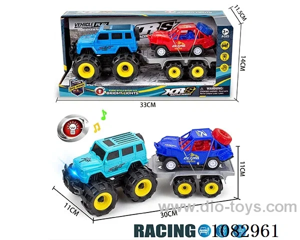 Inertial light off-road Hummer towed inertial climbing vehicle