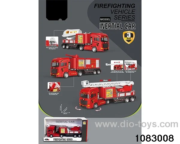 Firefighting Inertia Vehicle in window box