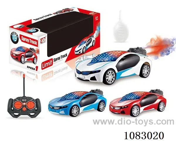 5ch rc car with light/spray not included battery