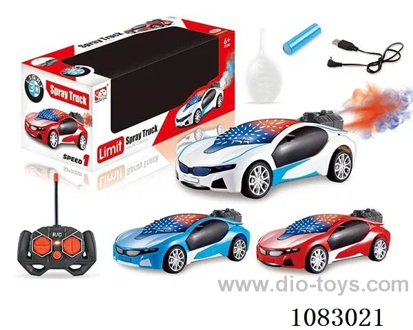5ch rc car with light/spray included battery