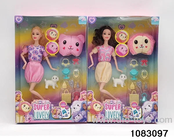11.5 inch 11 jointed doll set in window box