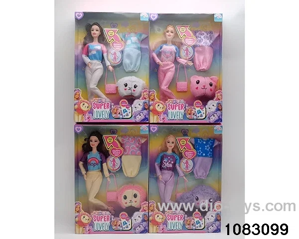 11.5 inch 11 jointed doll set in window box