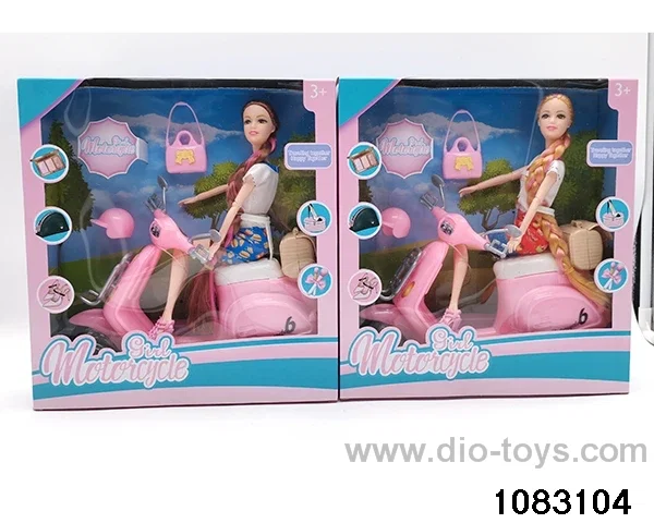 11.5 inch 11 jointed doll set in window box