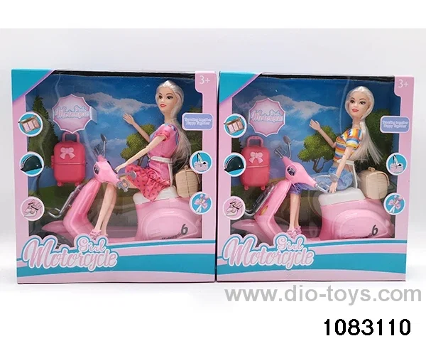 11.5 inch 11 jointed doll set in window box