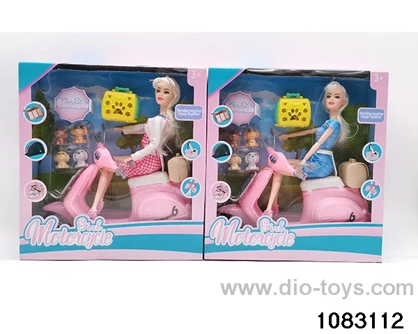 11.5 inch 11 jointed doll set in window box
