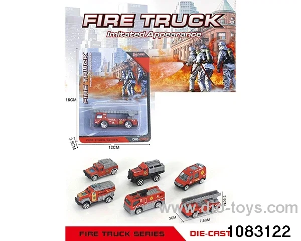 Scooter Alloy Car Set in Blister card