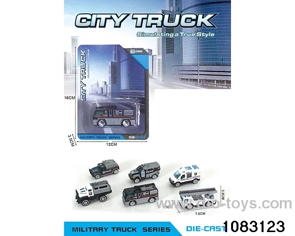 Scooter Alloy Car Set in Blister card