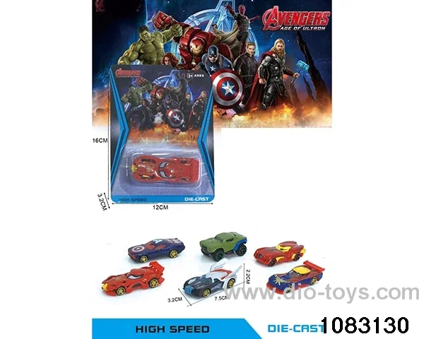 Scooter Alloy Car Set in Blister card