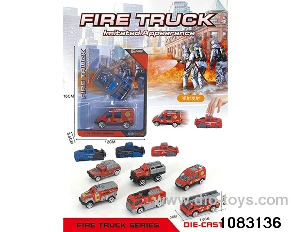 Scooter Alloy Car Set in Blister card