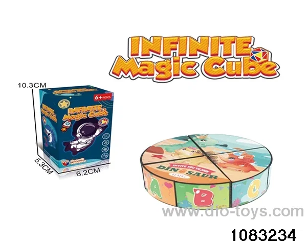 Rubik's cube in color box