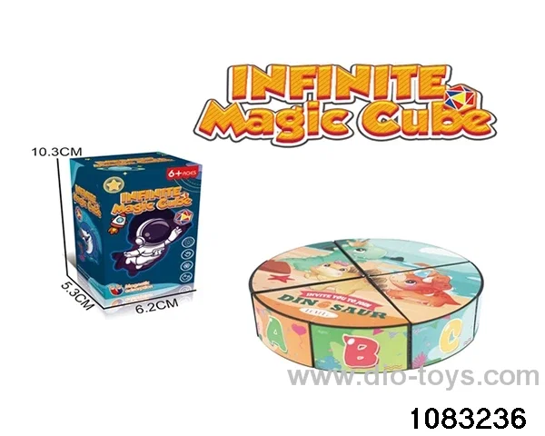 Rubik's cube in color box