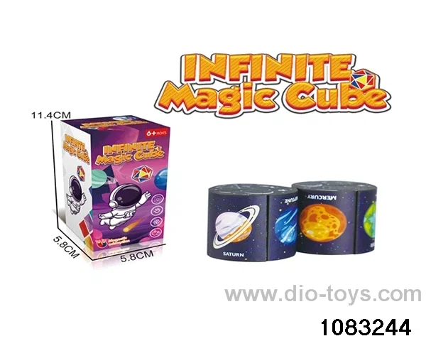 Rubik's cube in color box