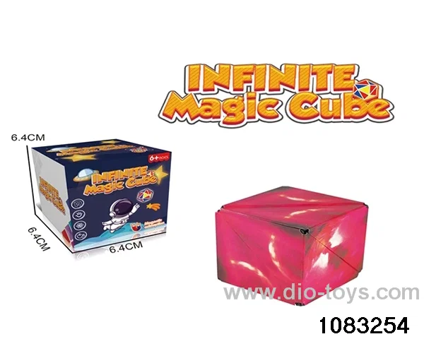 Rubik's cube in color box