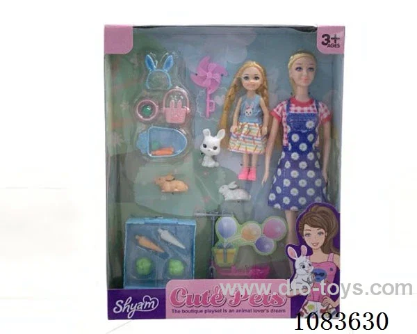 11.5inch Barbie with 5inch doll