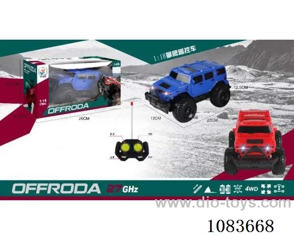 1:22 4ch rc car with light included battery