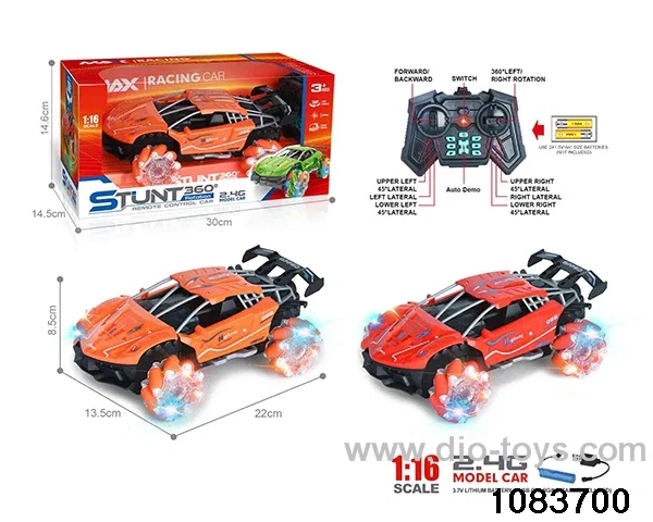 2.4C 1:16 13ch RC car with light (electricity package) in window box