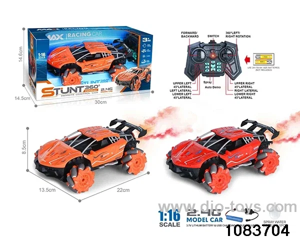 2.4C 1:16 13ch RC car with light (electricity package) in window box