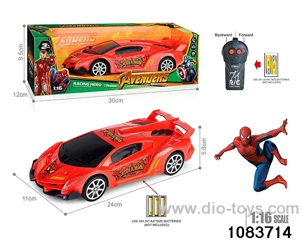 27MHz 1:16 2ch RC car (Electricity not included) in window box