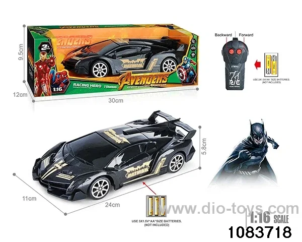 27MHz 1:16 2ch RC car (Electricity not included) in window box