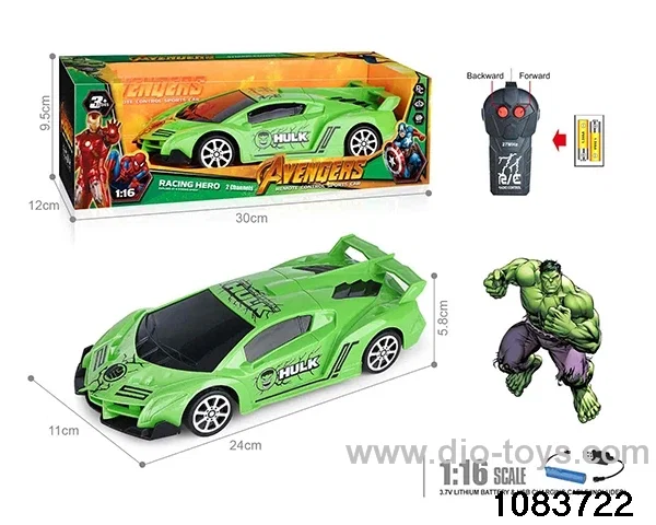 27MHz 1:16 2ch RC car (electricity package) in window box