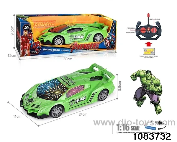 27MHz 1:16 4ch RC car with 3D light (electricity package) in window box