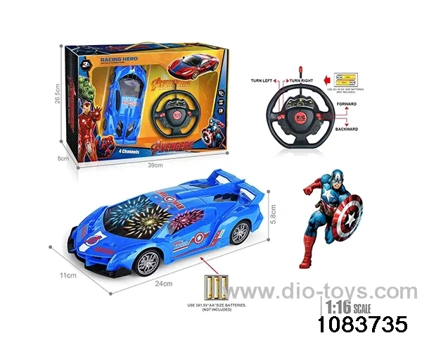 27MHz 1:16 4ch RC car with 3D light (Electricity not included) in Gilf box