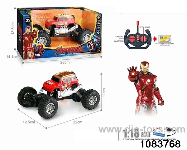 27MHz 1:18 4ch RC car with light (electricity package) in window box